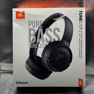 JBL Tune 510BT Wireless On-Ear Headphones - Black